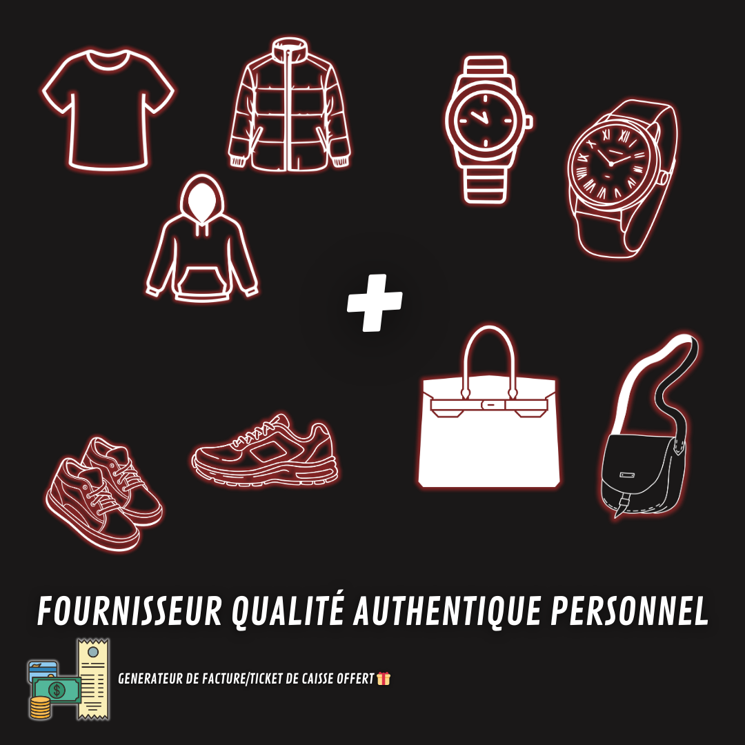 FOURNISSEUR QUALITÉ AUTHENTIQUE PERSONNEL 1:1