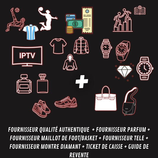 Le Pack de tout les Fournisseurs + Ticket de caisse + Guide de revente 🎁
